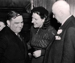 Antonia Brico in 1938, with NYC Mayor Fiorello LaGuardia and San Francisco Mayor Antelo Rossi