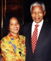 Terri Lyne Carrington and Nelson Mandela