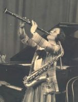 Dixie plays clarinet 