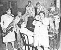 Vi Burnside, Tiny Davis and Anna Mae Winburn 